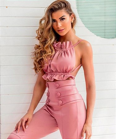 Cropped com Amarração Emanuella