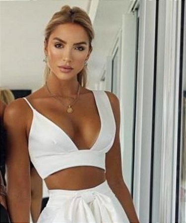 Cropped em Alfaiataria Prada Califórnia