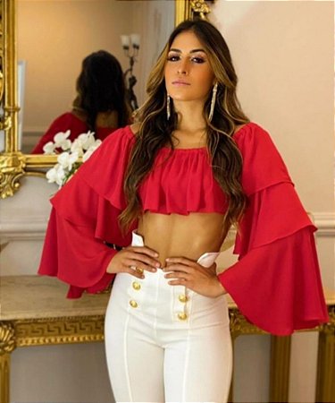 Cropped Ombro a Ombro Felipa