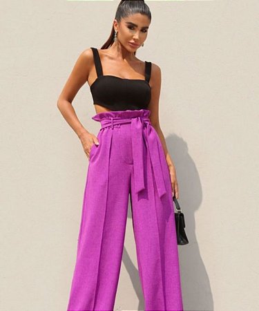 Calça em Linho Mirian