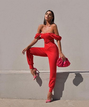 Calça em Prada Courtney