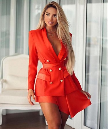 Blazer em Alfaiataria Prada Notting Hill