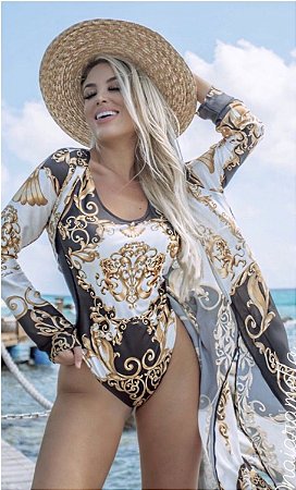 Body Maiô Estampado Donatella