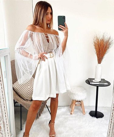 Body em Micro Tule Jack