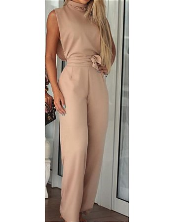 Macacão em Crepe Medellin Monte Carlo