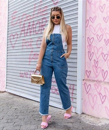 Jardineira Jeans Débora