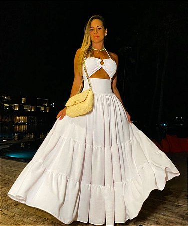 Vestido Longo Jurere Branco