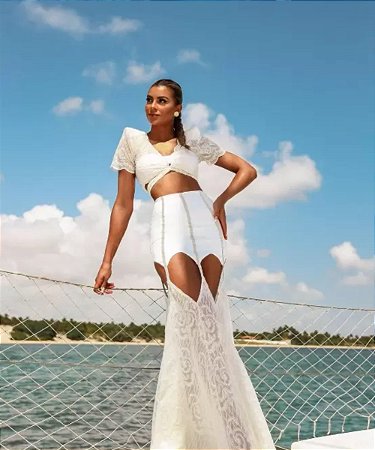 Conjunto em Renda Luenel OFF