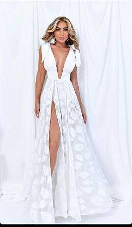 Vestido Longo Amelia Branco
