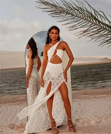 Vestido Longo Ariadna Branco