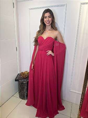 Vestido Longo Grego Pink