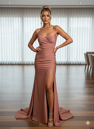 Vestido Longo Verónica Rose