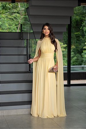 Vestido Longo Rove Amarelo