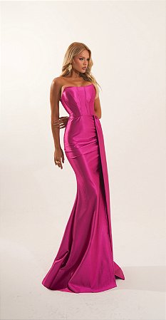 Vestido Longo Aurora Pink
