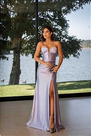 Vestido Longo Vivace Lilás