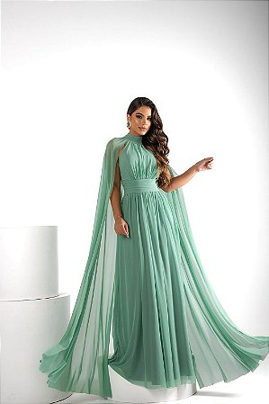 Vestido Longo Rove Verde Menta