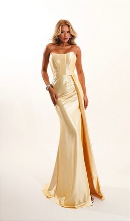 Vestido Longo Aurora Amarelo
