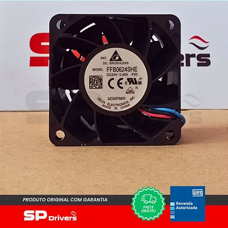 VENTILADOR AXIAL 24Vcc COM CABO 50mm - CFW701 FRAME B