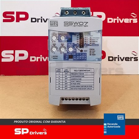 SOFT STARTER WEG 24A 220-575V MODELO - SSW070024T5SZ