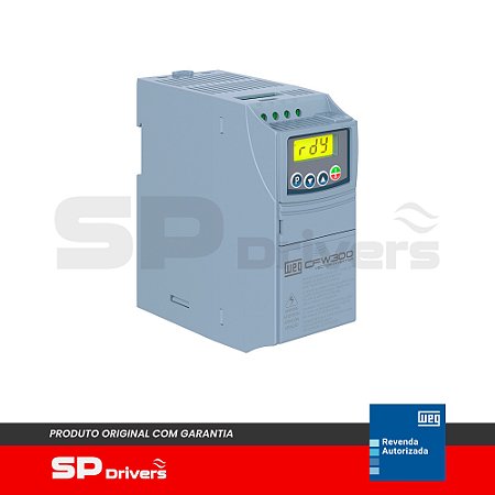 INVERSOR MONOFÁSICO 200-240V 4,2A 1CV CFW300A04P2S2NB20 WEG