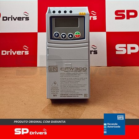 INVERSOR TRIFÁSICO 380-440V 1,8A 1CV CFW300A01P8T4NB20 WEG