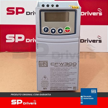 INVERSOR TRIFÁSICO 200-240V 4,2A 1CV CFW300A04P2T2NB20 WEG