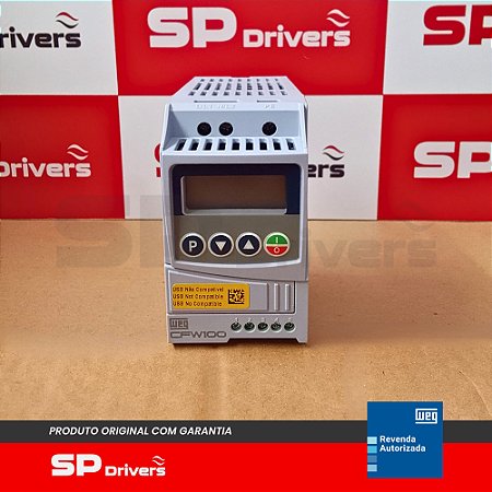 INVERSOR MONOFÁSICO 200-240V 4,2A 1CV CFW100C04P2S220G2 WEG