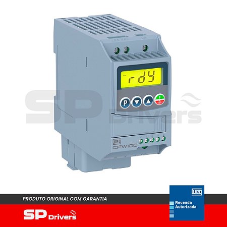 INVERSOR MONOFÁSICO 200-240V 4,2A 1CV CFW100C04P2S220G2 WEG