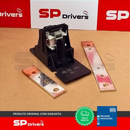 CONJUNTO CONTATOR BYPASS SOLENOIDE SSW07/08 MEC 4 H2 PARA SOFT-STARTER