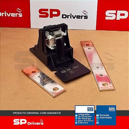 CONJUNTO CONTATOR BYPASS SOLENOIDE SSW07/08 MEC 4 H2 PARA SOFT-STARTER