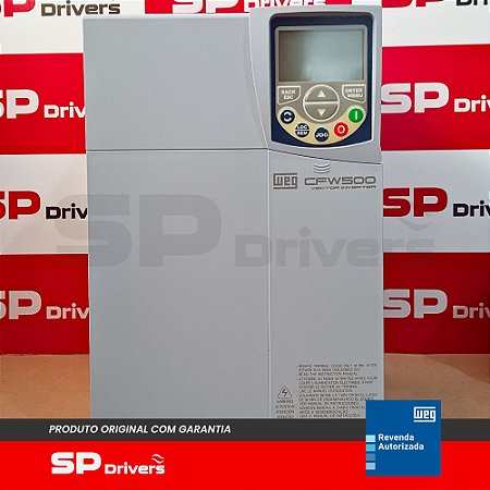 INVERSOR TRIFÁSICO 200-240V 28A 10CV CFW500D28P0T2DB20G2 WEG