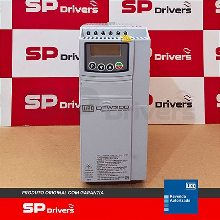 INVERSOR TRIFÁSICO 380-440V 15A 10CV CFW300C15P0T4NB20 WEG