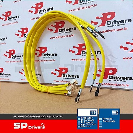 CONJUNTO CABOS DIISPARO SSW06-5 412-604A COM PEÇAS DE CONEXÃO