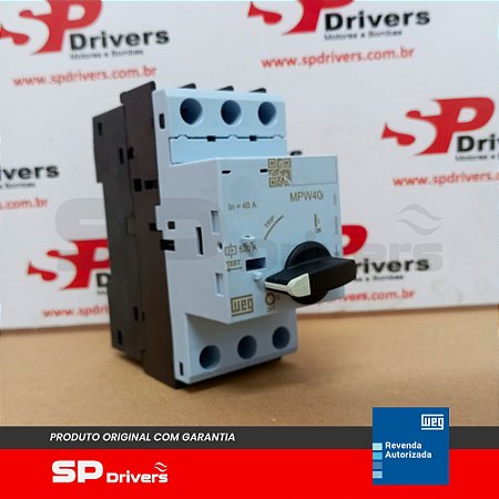 DISJUNTOR MOTOR AZ MPW40i-3-U040 AZUL 40A