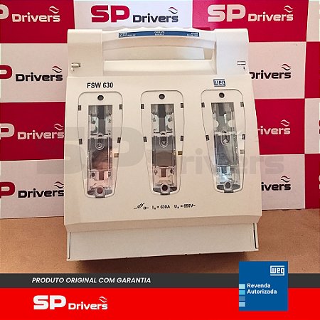 CHAVE SECCIONADORA SACA FUSIVEL FSW 630A 3 POLOS NH3 Ui=690 Volts