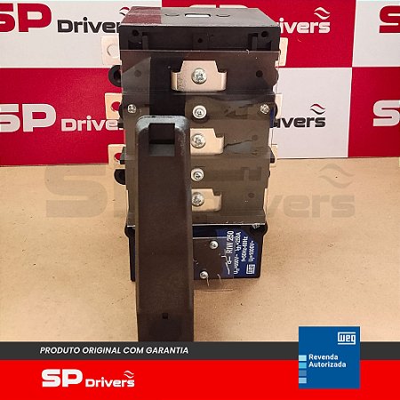 CHAVE SECCIONADORA ROTATIVA RIW 250A 3 POLOS COM MANOPLA Ui=690 Volts