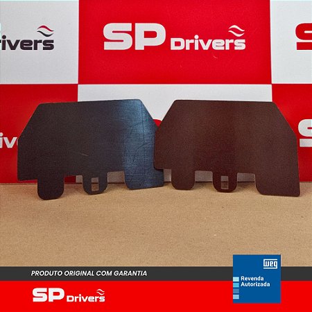 PLACA DIVISORIA PARA BASE DE FENOLITE PD DO FUSIVEL NH 00 1 CONJUNTO (2 PLACAS)