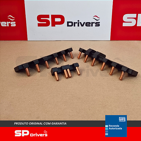 BARRA DE CONEXAO COBRE REVESTIDO C/PMC CR20 ESTRELA/TRIANGULO TP 2 CONTATOR CWB 80A