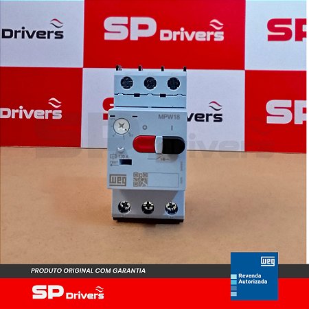 DISJUNTOR-MOTOR AZ MPW18-3-U010 AZUL 6,3-10 A