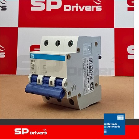 MINIDISJUNTOR TERMOMAGNETICO MDW-B32-3 32A 3 POLOS