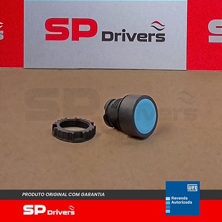 BOTÃO CSW-BF4-WH FACEADO PULSADOR AZUL