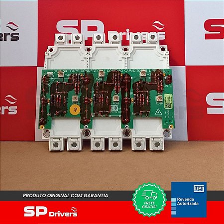 CARTAO RESISTORES GATE CRG11.FS450 CIRCUITO IMPRESSO MONTADO PARA INVERSOR FREQUENCIA