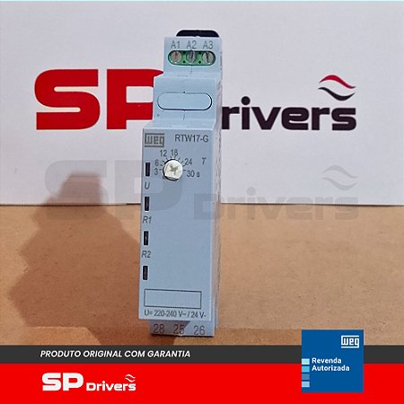 RELE TEMPORIZADOR ELETRONICO RTWS17-G02U030SE40