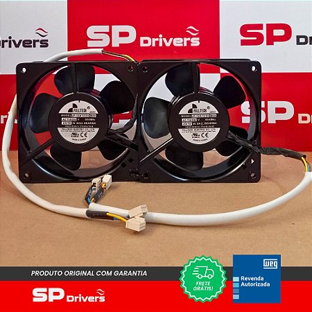 VENTILADOR 115/230Vca COM CABO 330/430mm COM CARCAÇA DE 144cm²