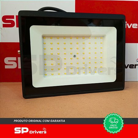 REFLETOR 100W ULTRASLIM BRASILED ESSENTIAL IP65