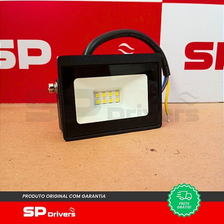 REFLETOR 10W ULTRASLIM BRASILED ESSENTIAL IP65