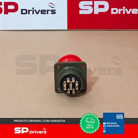 CONECTOR CIRCULAR MACHO 10 VIAS