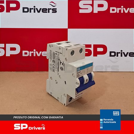 MINIDISJUNTOR TERMOMAGNETICO MDWH-C 25A 2P 230/400VCA