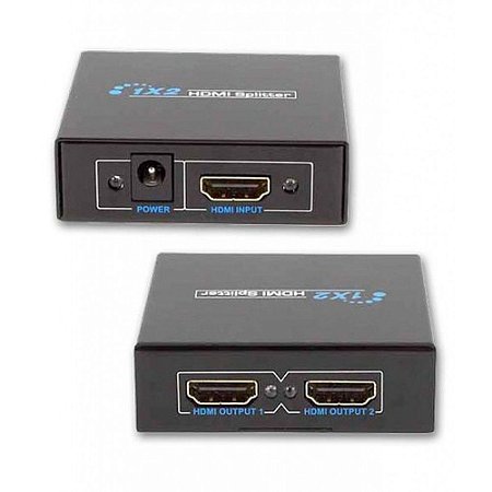 SPLITTER DISTRIBUIDOR CABO HDMI 1X2 DIVISOR FULL HD 1.4 3D