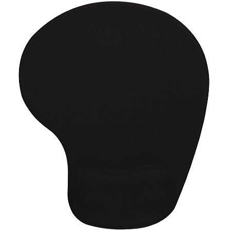 MOUSE PAD COM APOIO DE PULSO GEL PRETO